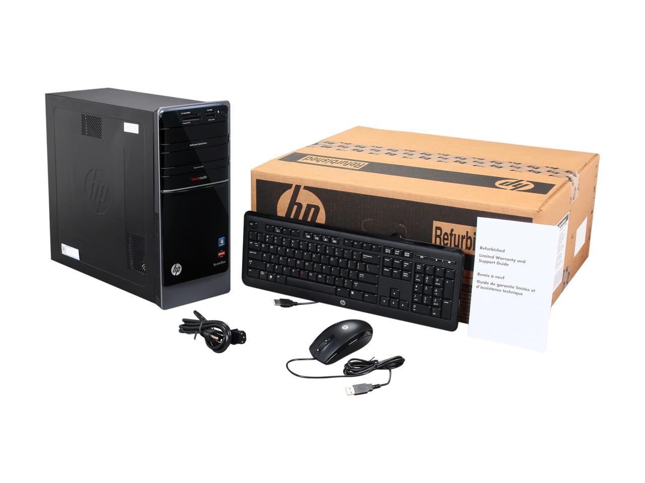 Refurbished: HP Desktop PC Pavilion p7-1298c (H2L97AAR#ABA) A10-Series Sns-Brigh10