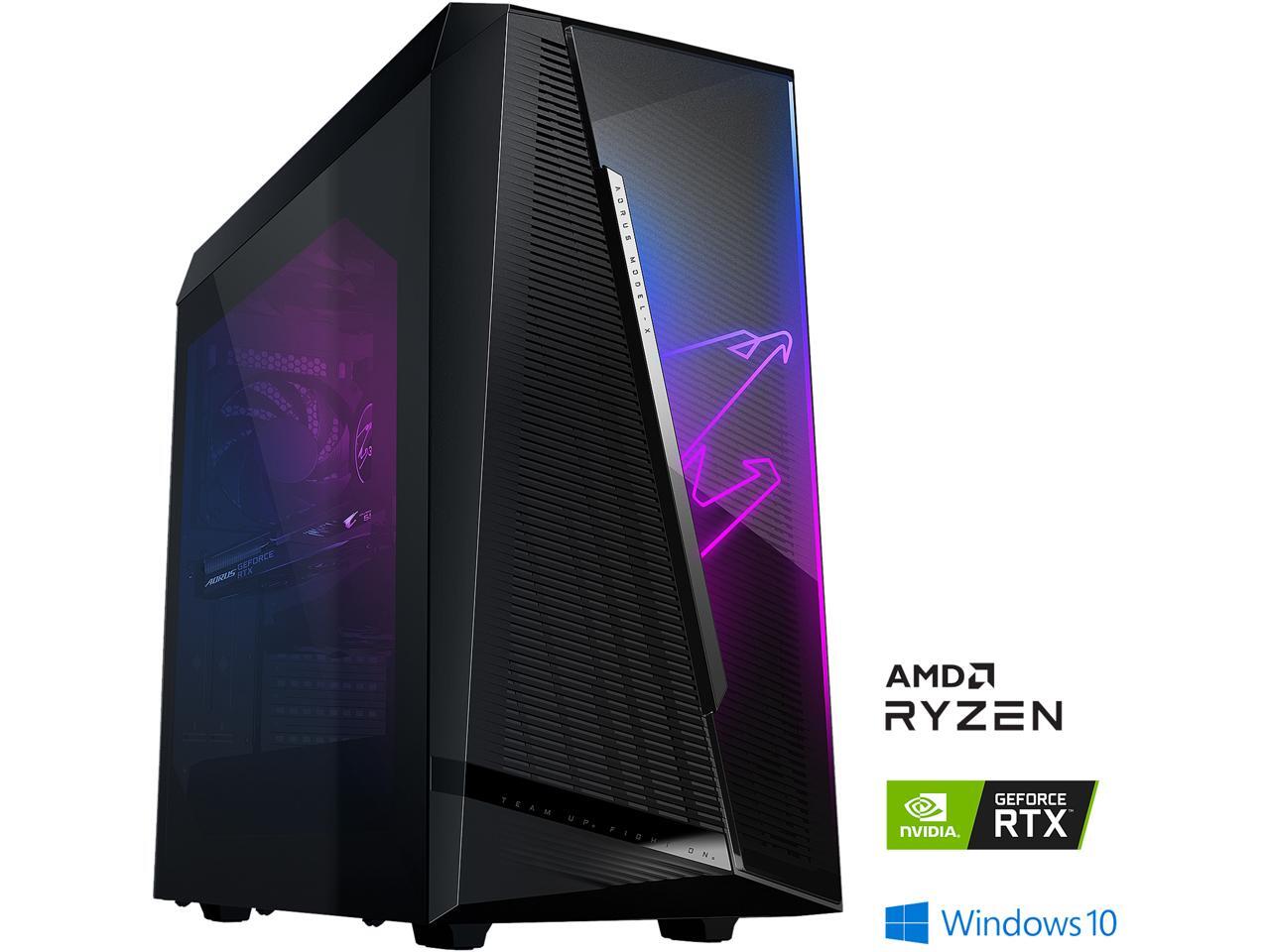 AORUS MODEL X Gaming PC Computer Desktop (AMD R9 5900X, NVIDIA GeForce