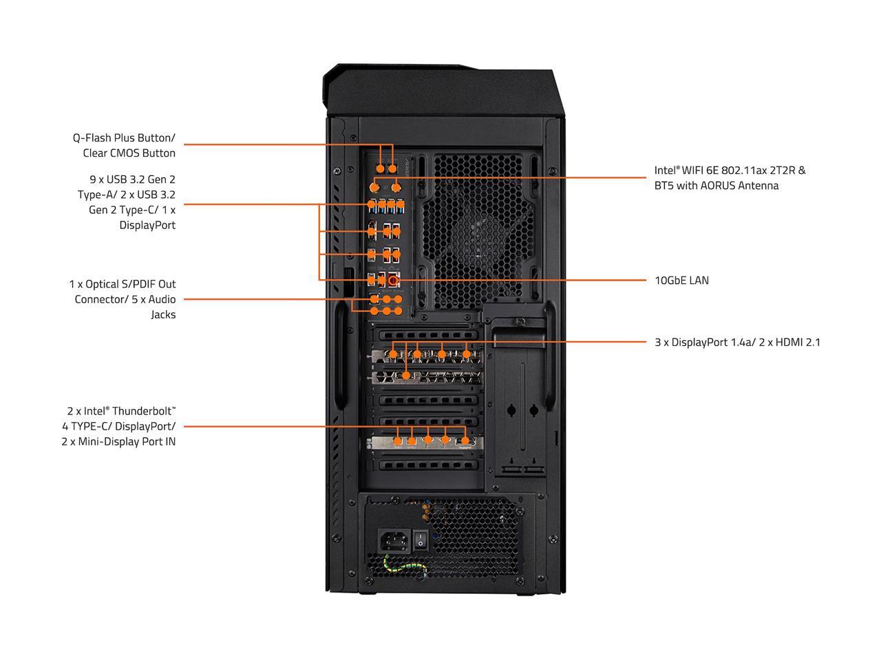 AORUS MODEL X Gaming PC Computer Desktop (Intel i912900K, NVIDIA