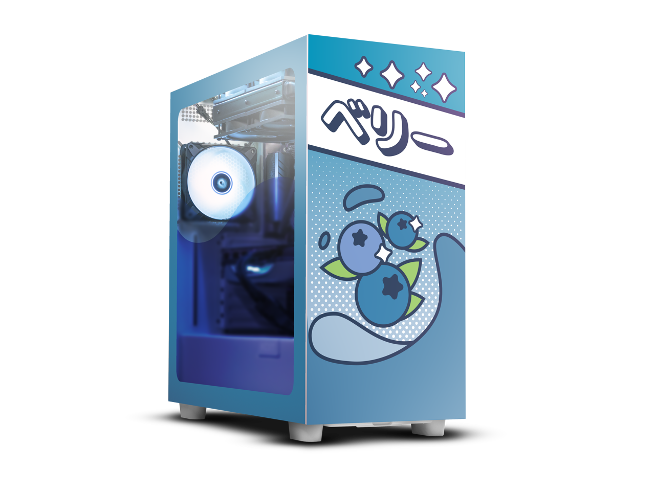 Ironside Computers Gaming Desktop Juicebox ATX Blueberry Intel Core i913900KF 64GB DDR5 2 TB