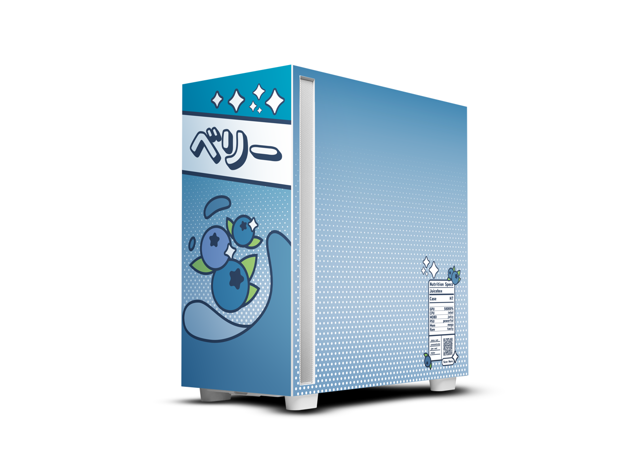 Ironside Computers Gaming Desktop Juicebox ATX Blueberry Intel Core i913900KF 64GB DDR5 2 TB