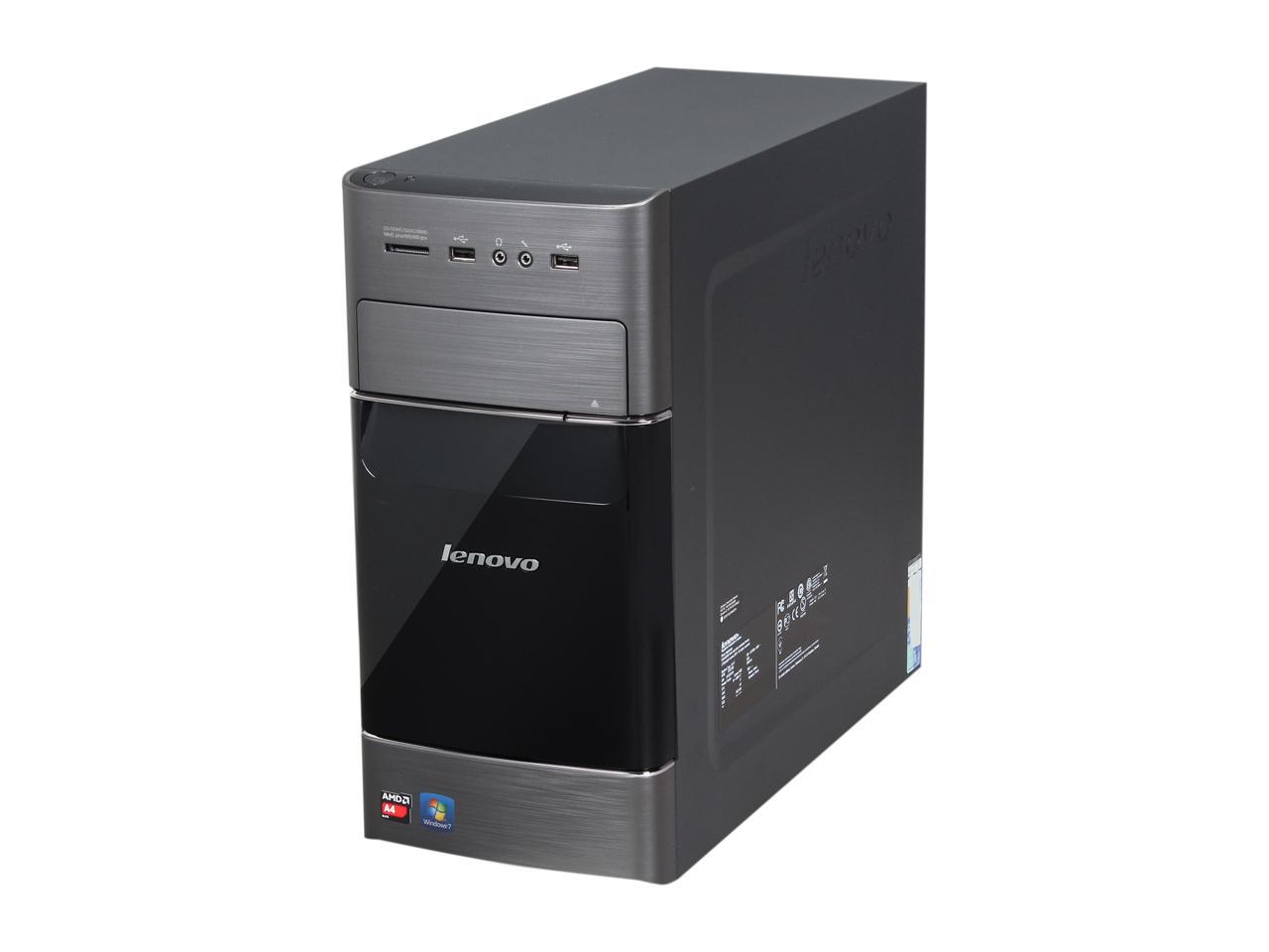 Lenovo Desktop PC H535 (57327395) AMD A4-6300 4GB DDR3 1TB HDD AMD ...