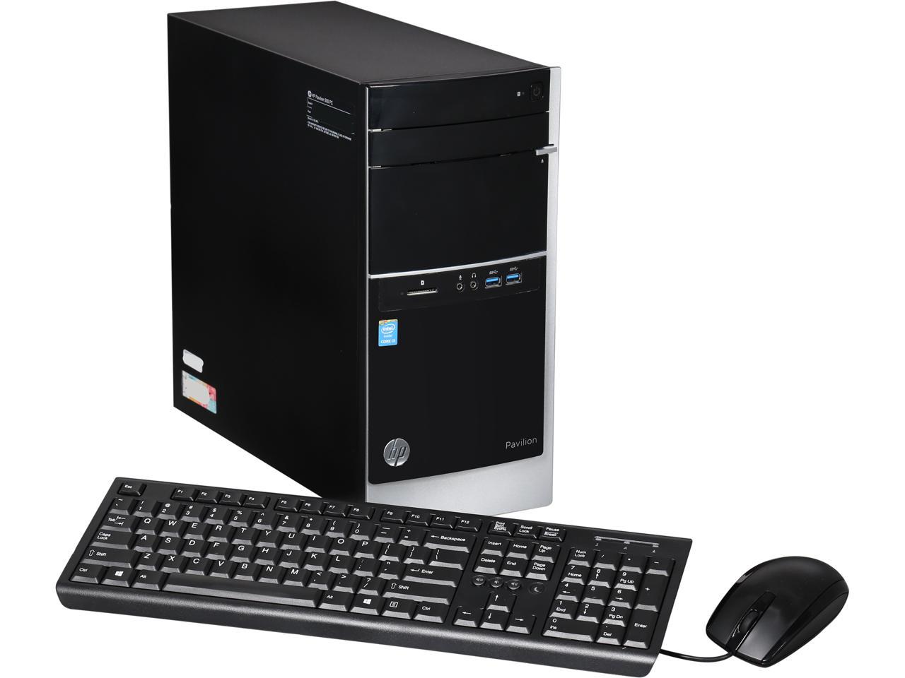 Refurbished: HP Desktop PC Pavilion 500-267c Intel Core I3-4130 8GB ...