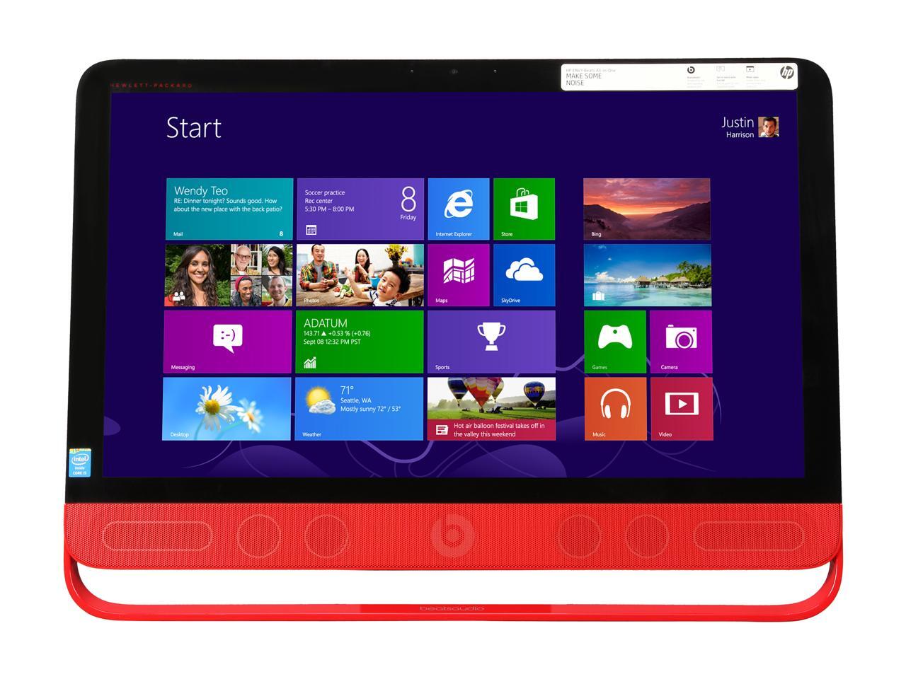 HP AllinOne PC ENVY 23n010 Intel Core i54570T 8GB DDR3 1TB HDD 8 GB