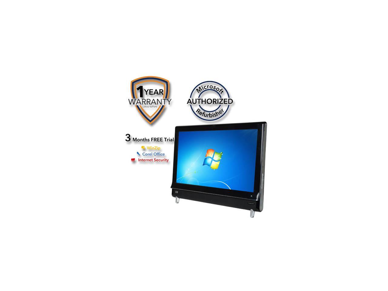 Refurbished HP AllinOne Computer TouchSmart 9100 4GB DDR3 1TB HDD 23