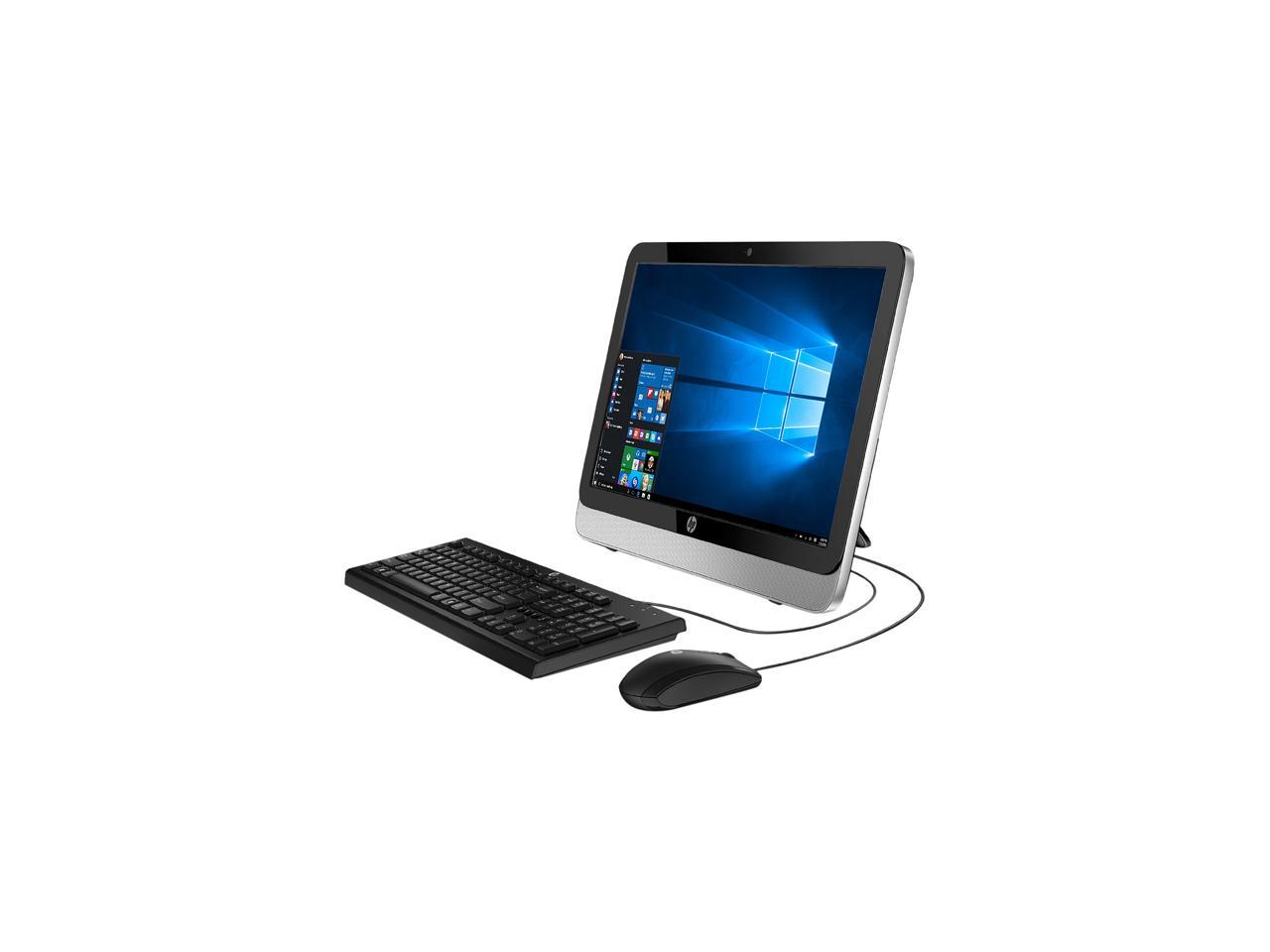 Refurbished: HP All-in-One Computer 20-R110ZW E Series E1-6015 (1.40GHz) 4  GB 500GB HDD 19.5