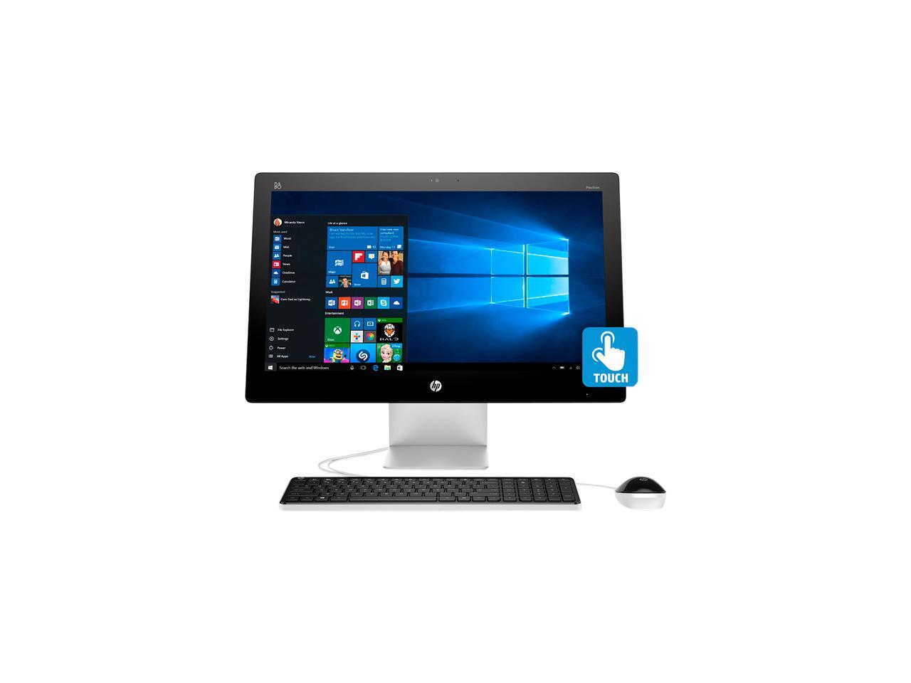 Refurbished HP AllinOne Computer Pavilion 23q110 AMD A87410 4GB