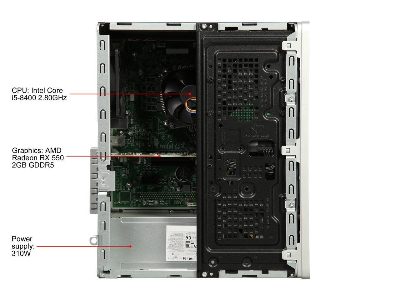 Refurbished: HP Gaming Desktop Pavilion 590-p0057c Intel Core i5-8400 ...