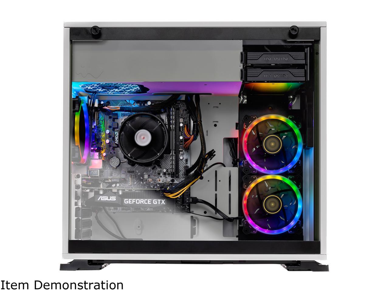 SkyTech Omega S Gaming Computer PC Desktop Ryzen 5 1600 6Core 3.2