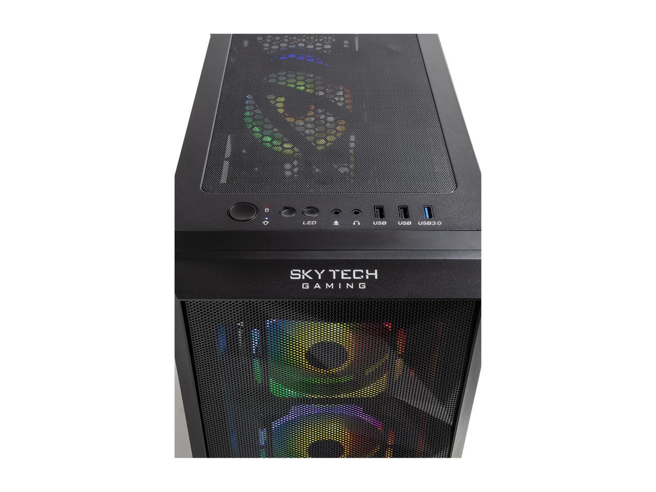 Skytech Chronos Mini Gaming Computer PC Desktop Ryzen 7 3700X 3.6 GHz