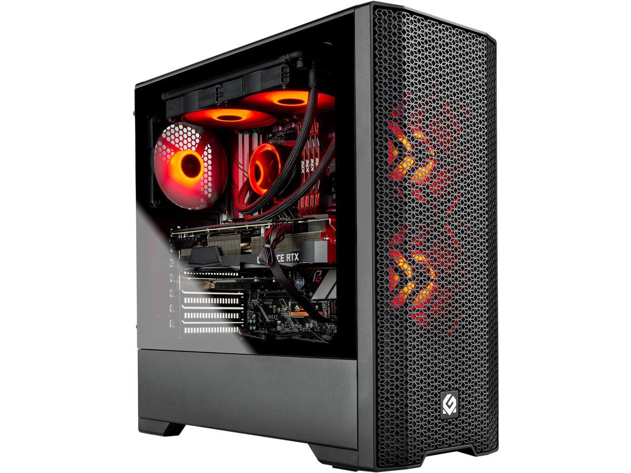 Skytech Shiva Gaming PC Desktop - AMD Ryzen 5 5600X 3.7GHz， RTX