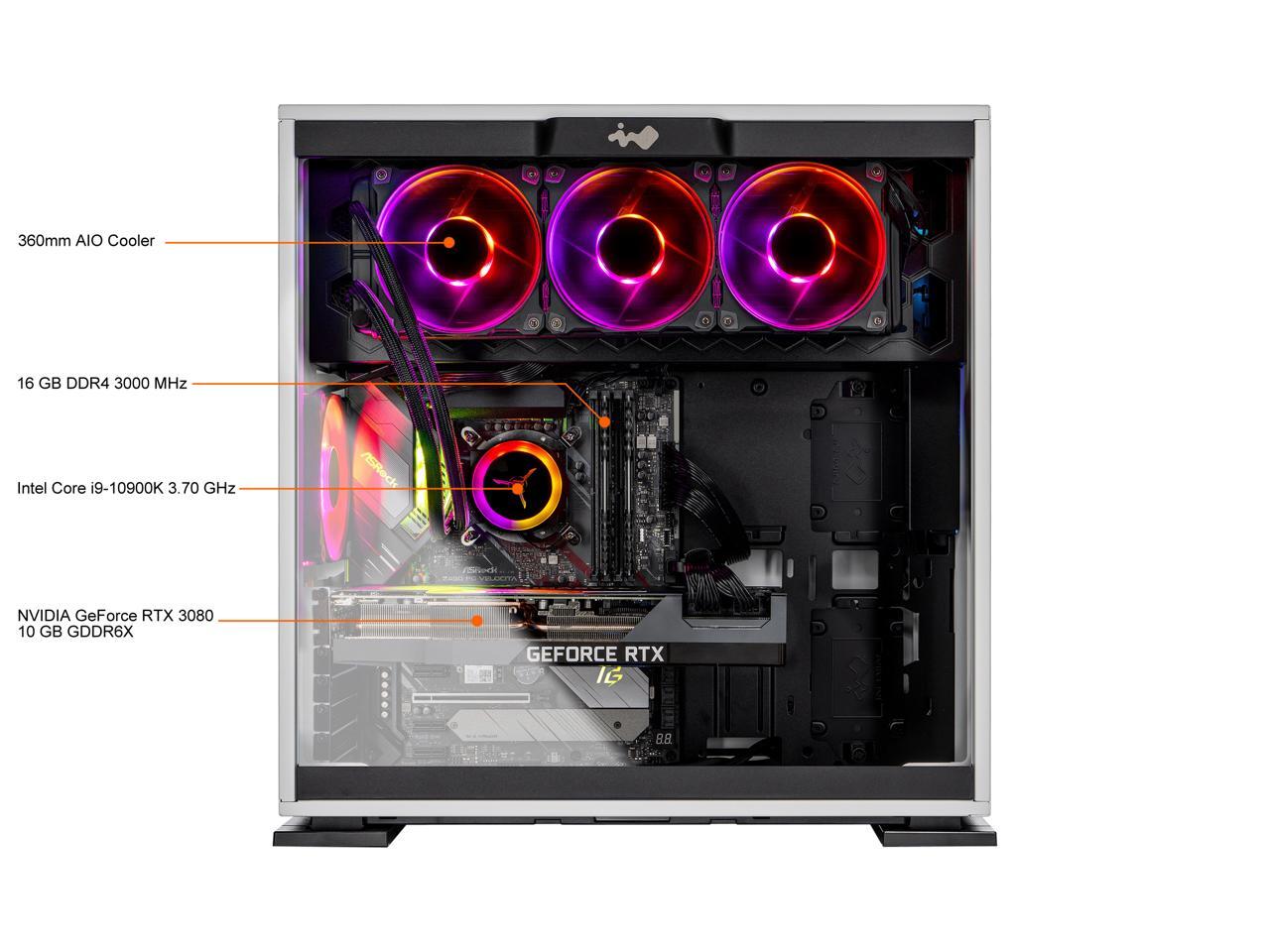 Skytech OMEGA Gaming PC Desktop Intel i910900K 3.70 GHz, RTX 3080 10
