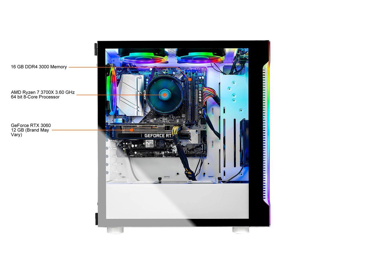 Refurbished SkyTech Archangel 3.0 Gaming Computer PC Desktop Ryzen 7