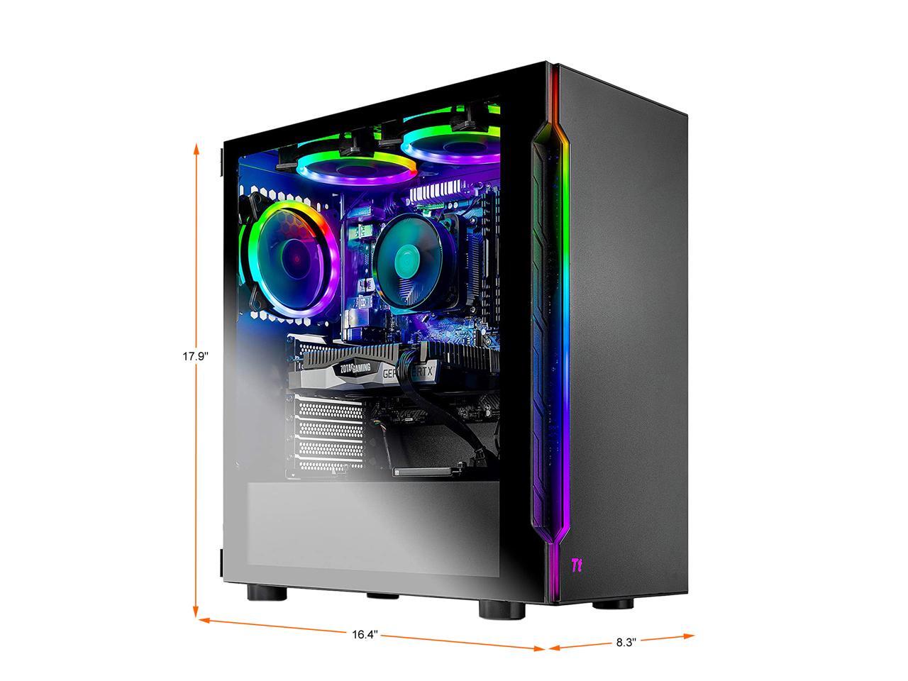Refurbished Skytech Shadow 3.0 Gaming Computer PC Desktop Ryzen 5
