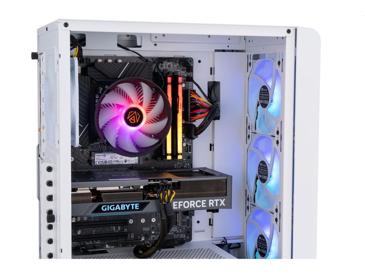 ABS Stratos Aqua Gaming PC Intel i7 13700F GeForce RTX 4070 16GB