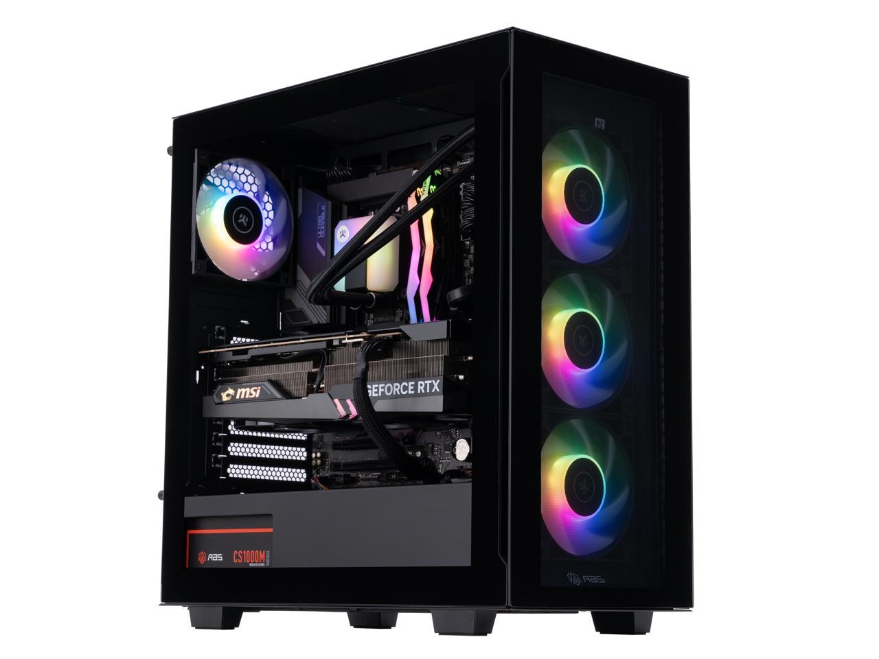 ABS Tempest Aqua High Performance Gaming PC - Intel i9 14900KF - GeForce RTX 4090 - DLSS 3.5 - AI-Powered Performance - 32GB DDR5 6000MHz - 2TB M.2 NVMe SSD - TA14900KF4090-3の商品画像