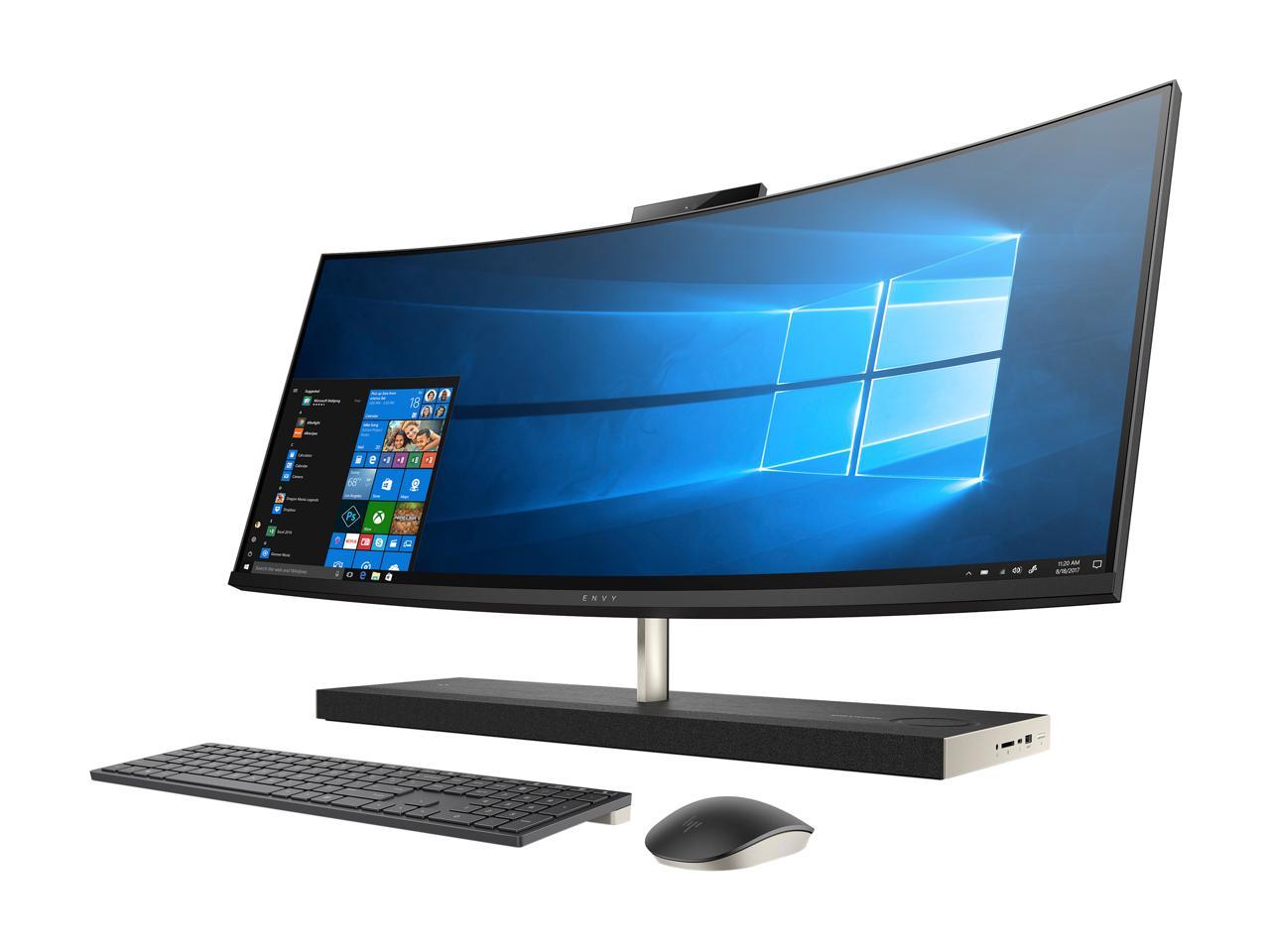 Refurbished: HP Curved All-in-One Computer ENVY 34-b147c Intel Core i7