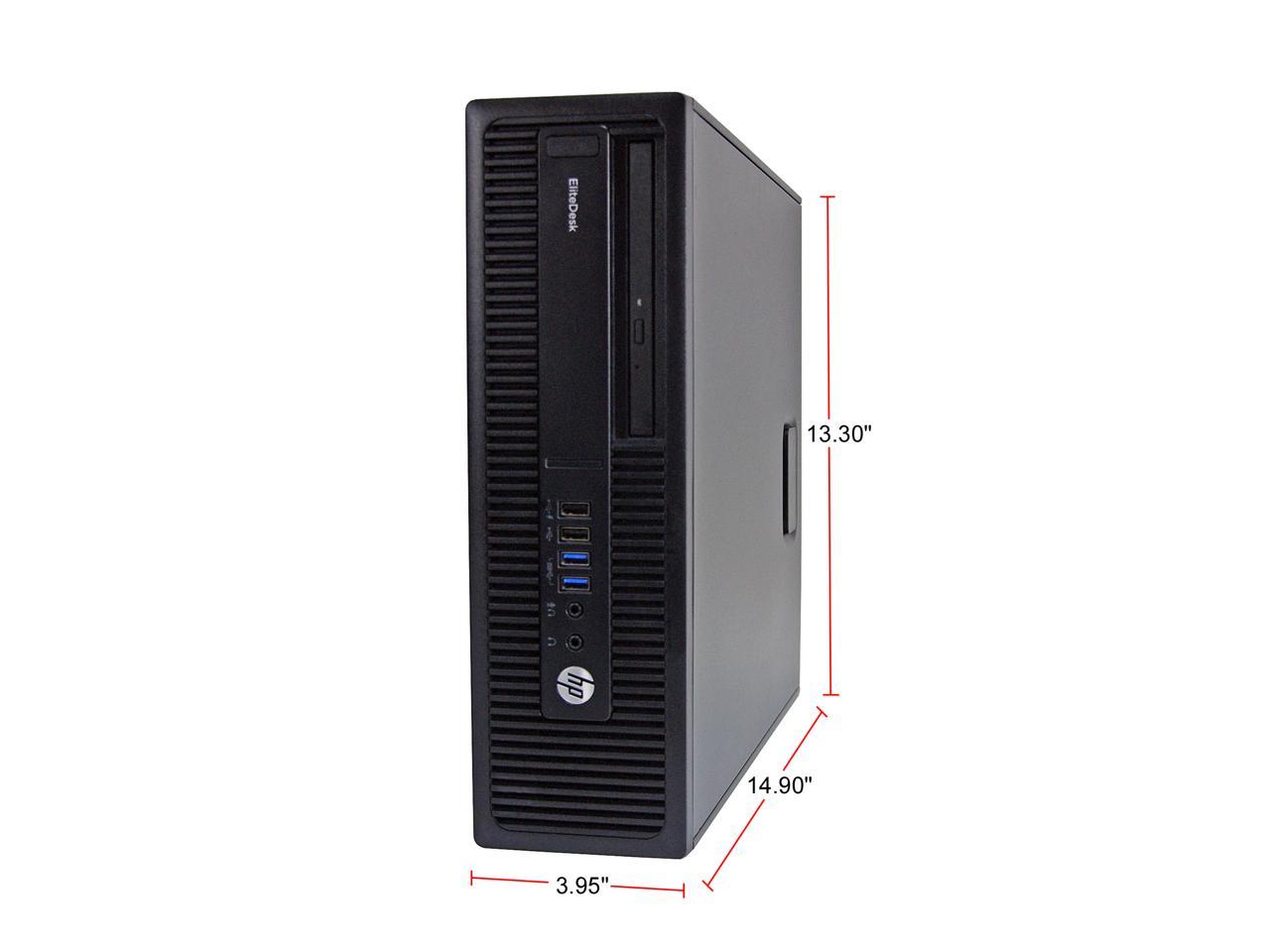 Refurbished Hp Desktop Computer Elitedesk 800 G2 Sff Intel Core I5 6400 16 Gb 500 Gb Ssd 