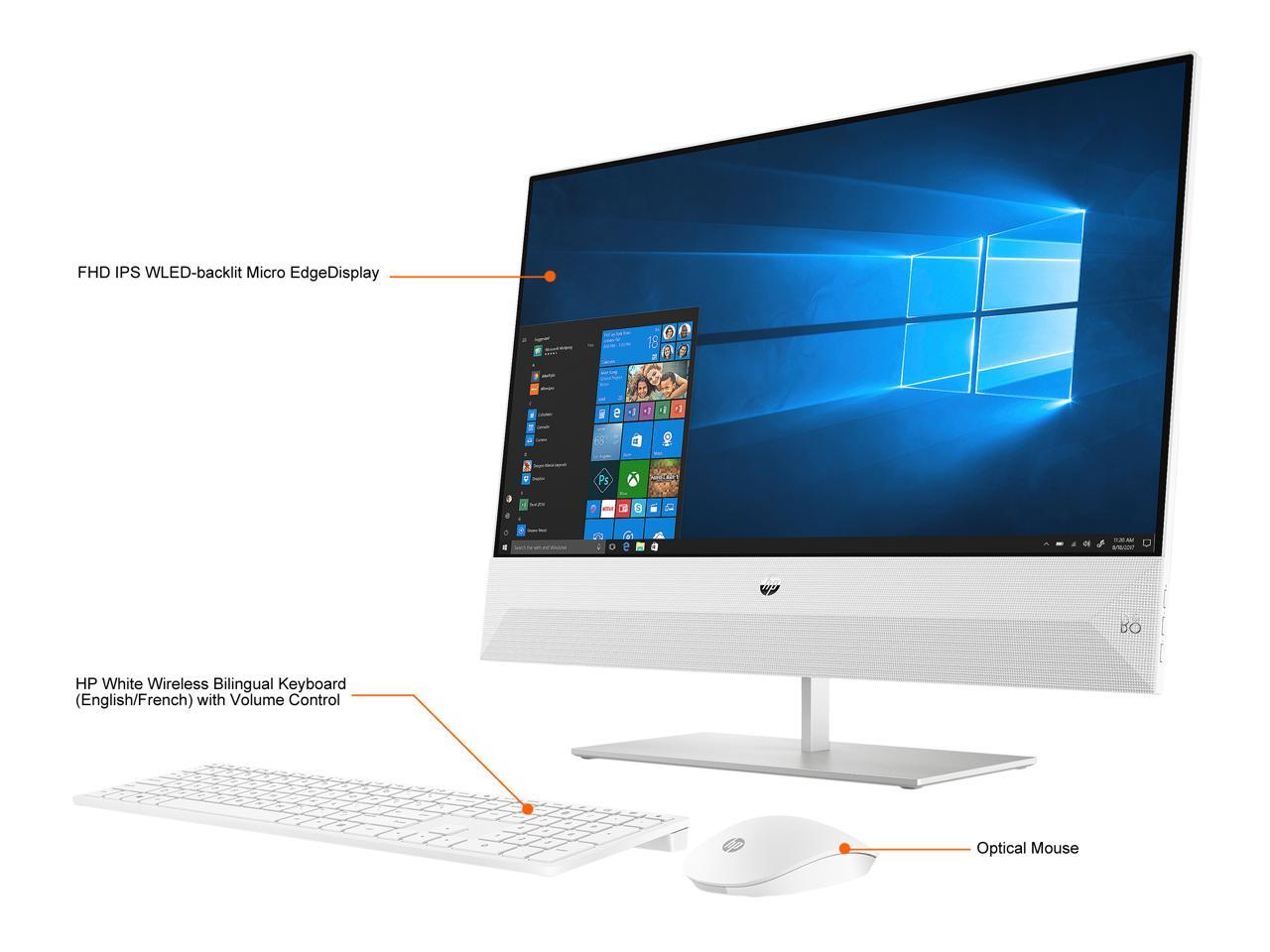 Refurbished HP AllinOne Computer (Factory Recertified) Pavilion 24