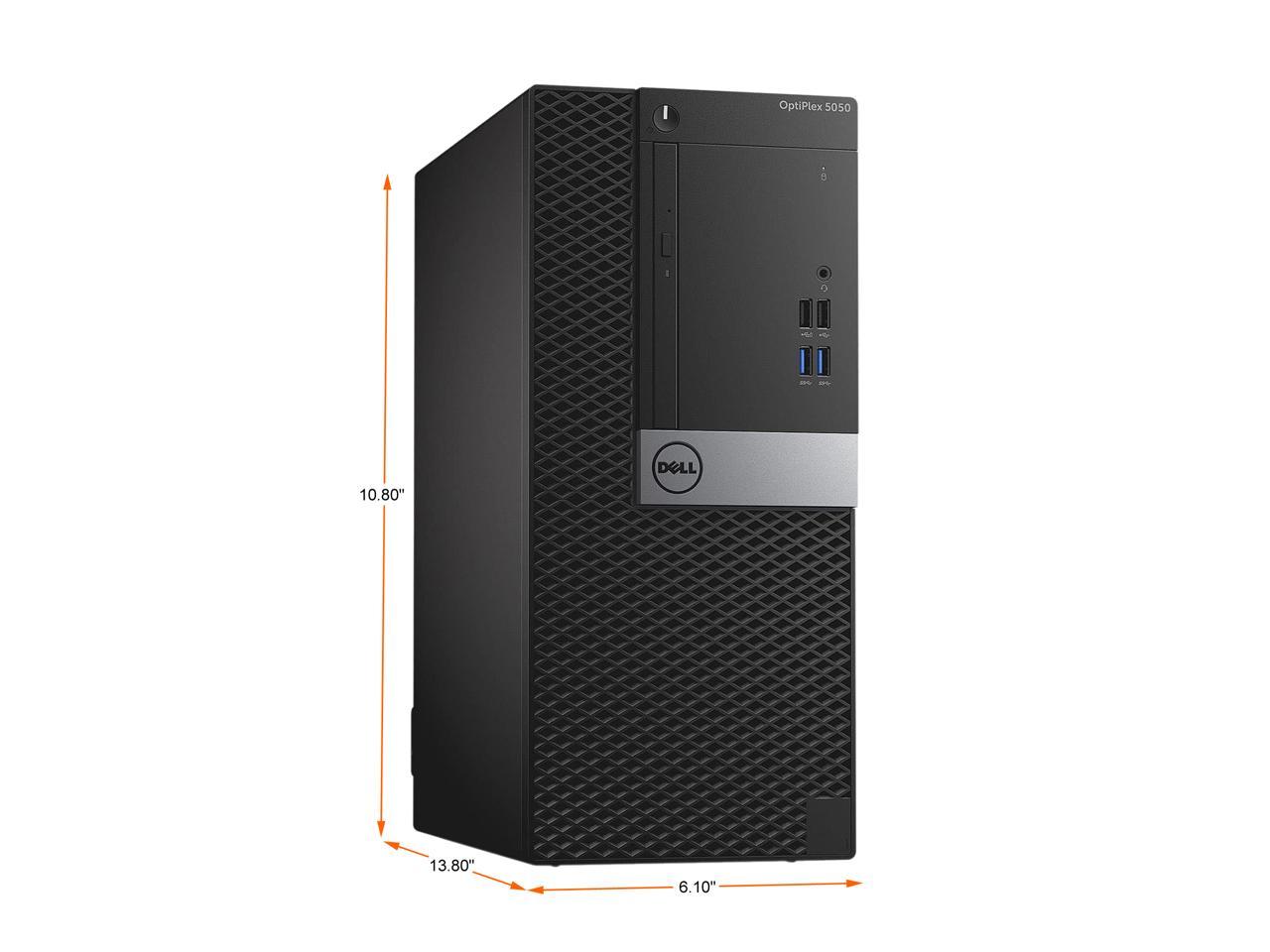 Refurbished: DELL Desktop Computer 5050-T Intel Core i7-7700 32GB DDR4 ...