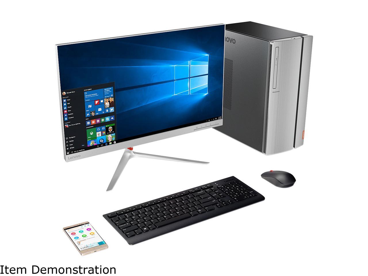 Lenovo Gaming Desktop IdeaCentre 72018ASU (90H10055US) AMD Ryzen 7 1700 12GB DDR4 1TB HDD