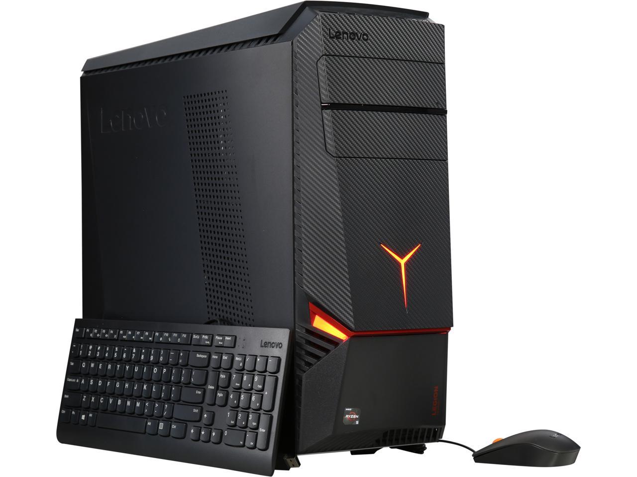 Lenovo Gaming Desktop Legion Y720T-34ASU (90H9001XUS) Ryzen 5 1st Gen ...