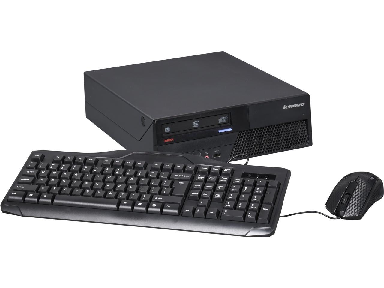 Refurbished: Lenovo Desktop Computer M58 Dual Core 3.0GHz 2GB 250GB HDD