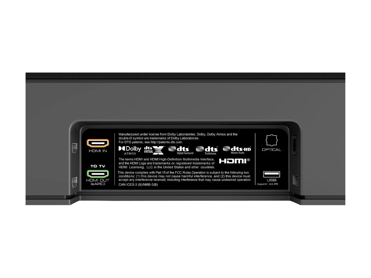 VIZIO M512aH6 MSeries 5.1.2 Channel Sound Bar
