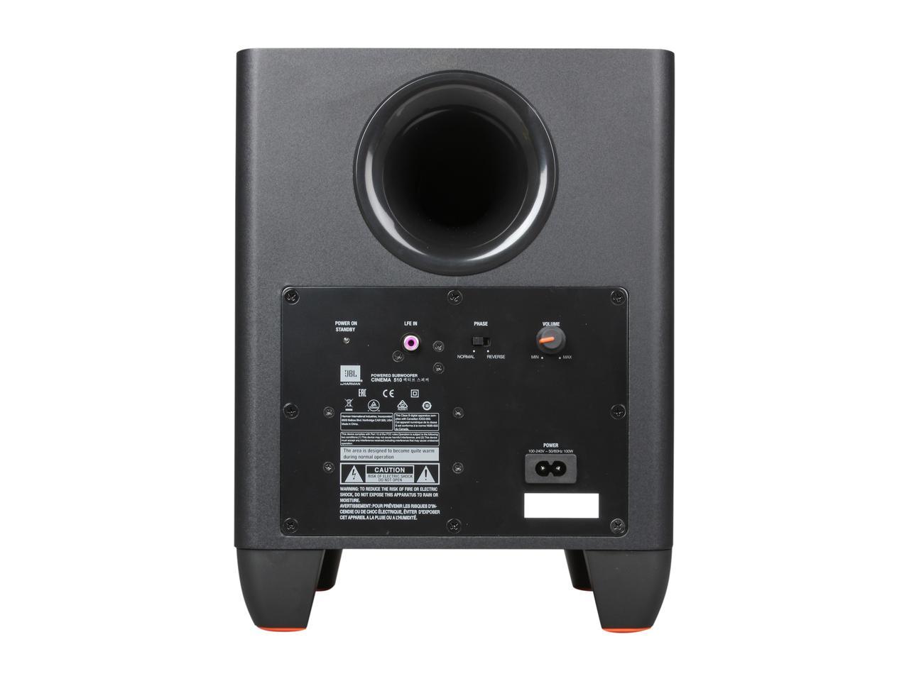 JBL CINEMA 510 5.1 CH Home Theater speakers system with powered subwoofer -  Newegg.com