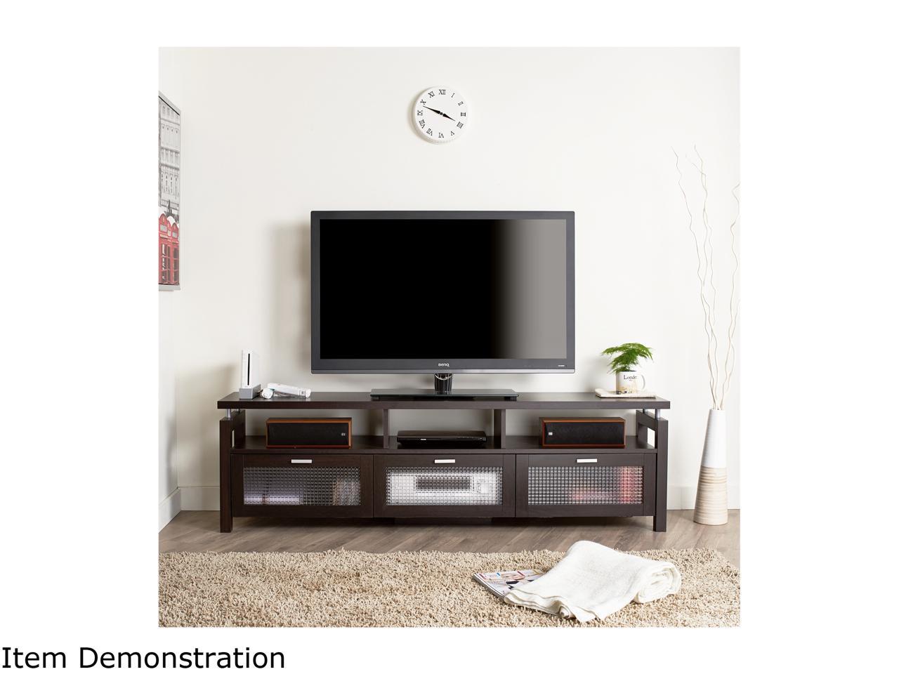 Furniture of America Espresso Risella Contemporary 70Inch TV Stand