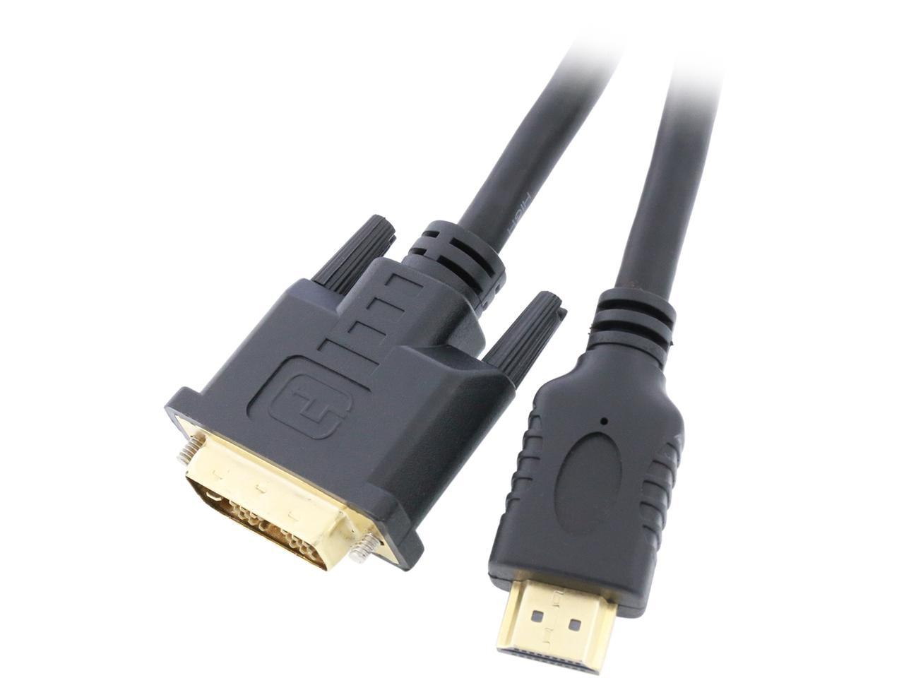 Kaybles 20HDMID-25FTMM-28 High Speed HDMI to DVI-D (19 pin) Adapter ...