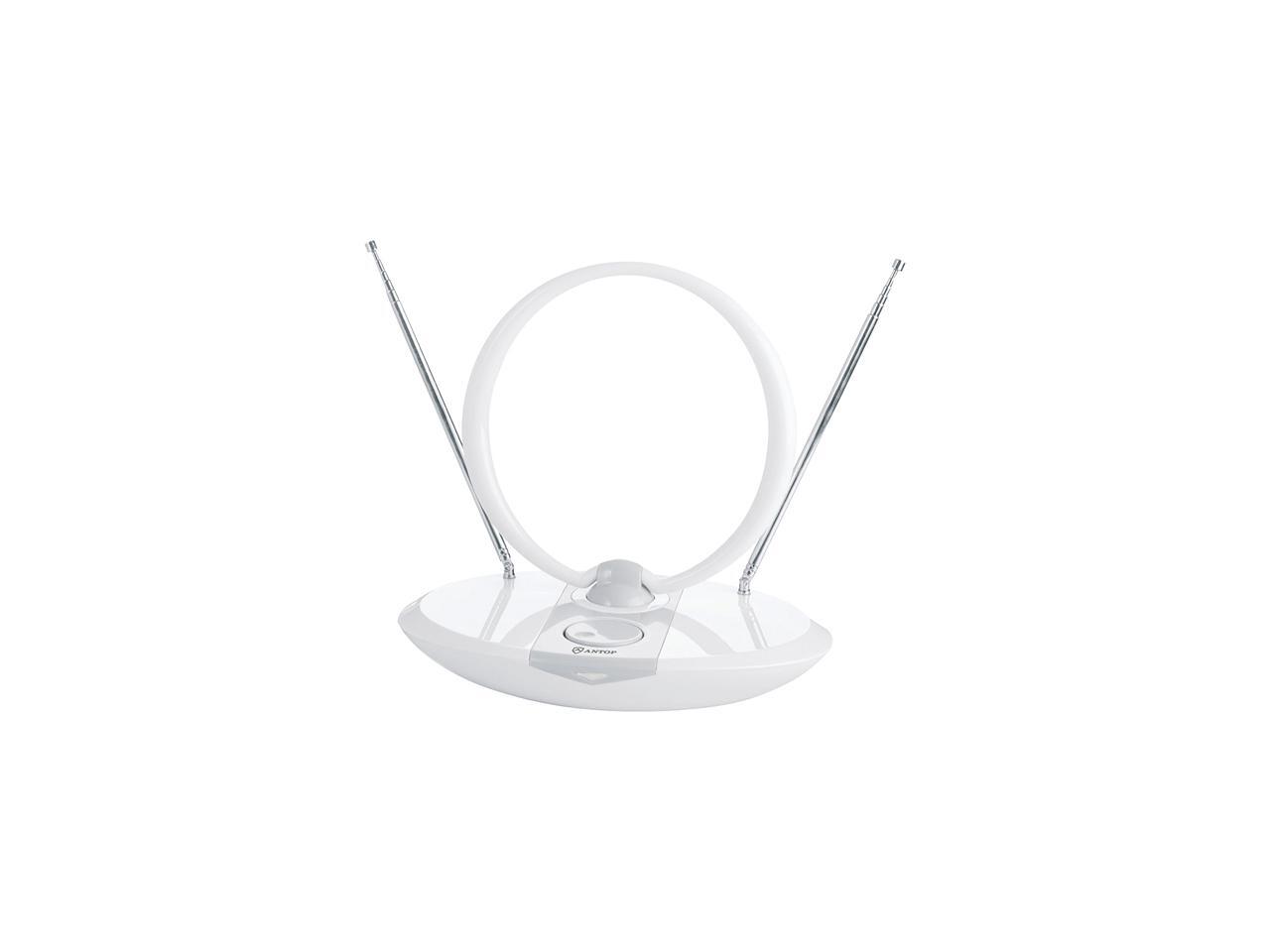 Antop AT307 Ring Indoor HDTV Antenna with Gain Attenuator White