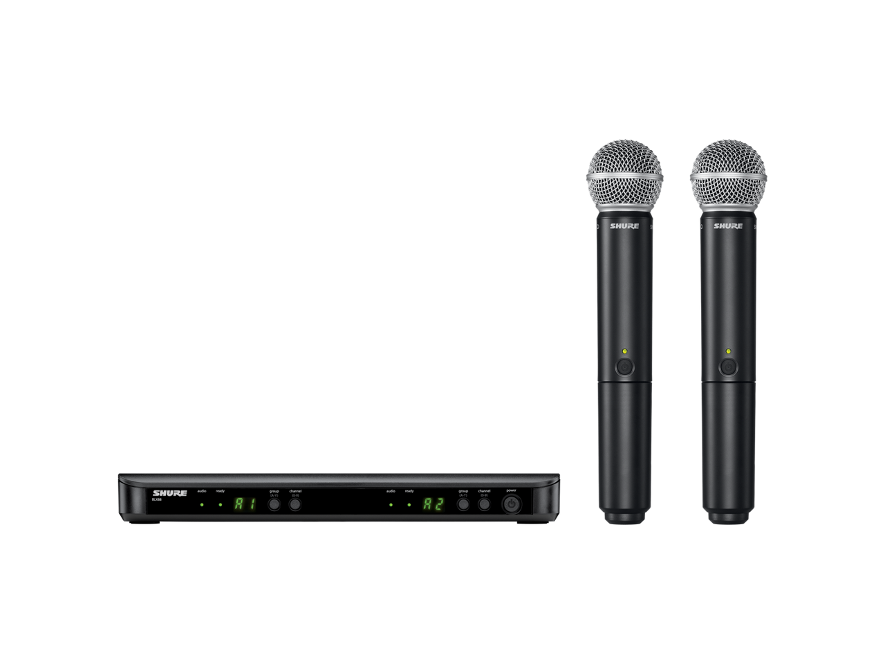 Shure BLX288/SM58J11 Wireless Dual Vocal System with Two SM58