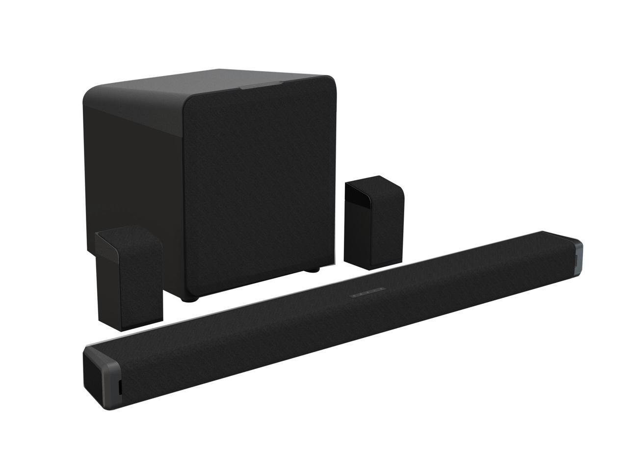 Curtis 37" Bluetooth 5.1 Soundbar W/ Wireless Subwoofer And 2 Satellite