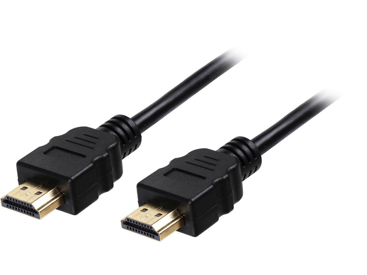 Link Depot HS-6-2P 6 ft. Black HDMI High Speed Cable with Ethernet ...