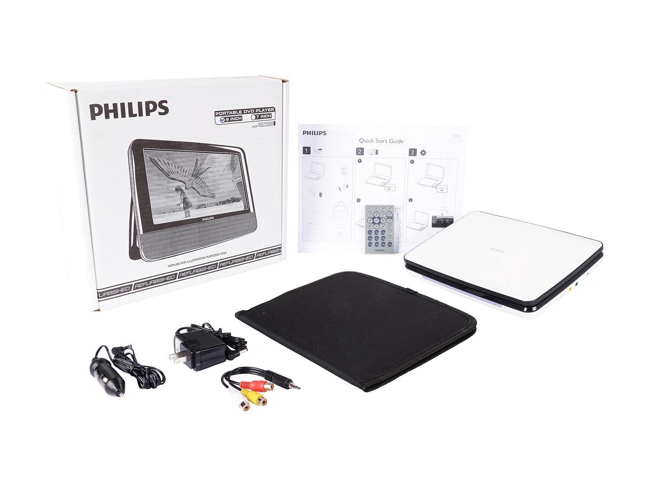 Open Box PHILIPS RBPD9000/37S Portable DVD Player