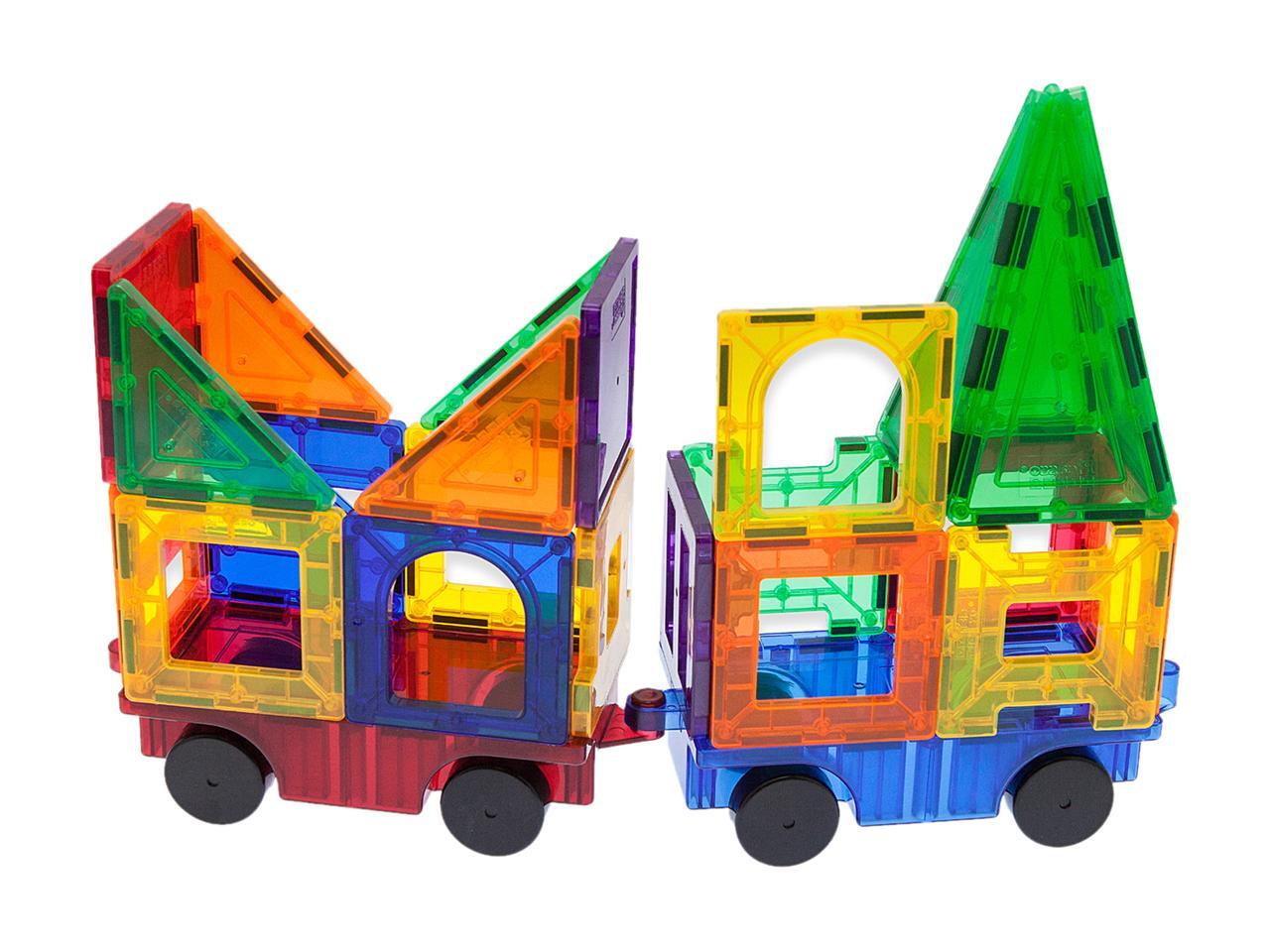 picassotiles pt42 designer artistry kit 42pcs set magnet building tiles clear