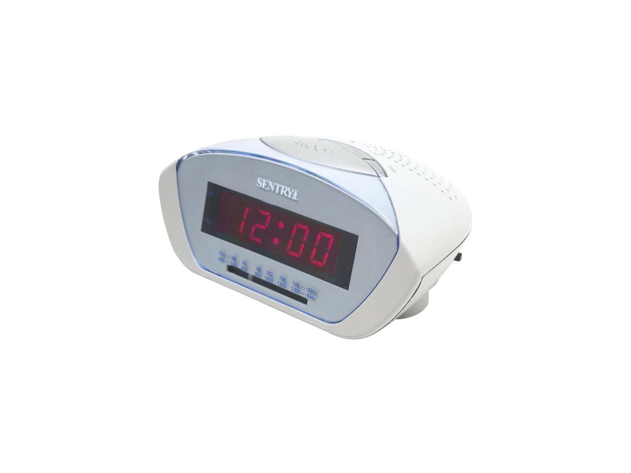 Sentry Digital LED AM FM Clock Radio CR102