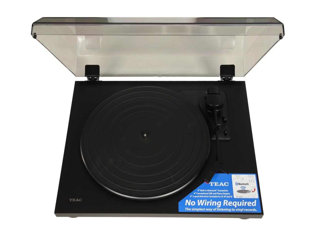 TEAC TN-180BT 3-speed Analog Turntable With Phono EQ And Bluetooth ...