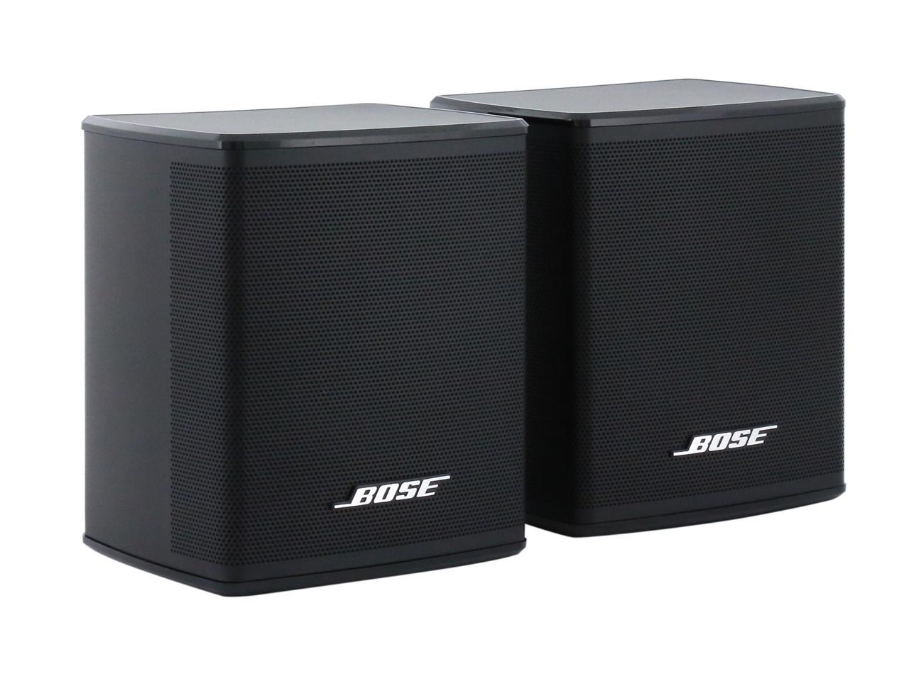 Bose - Surround Speakers 120-Watt Wireless Home Theater Speakers (Pair) -  Black