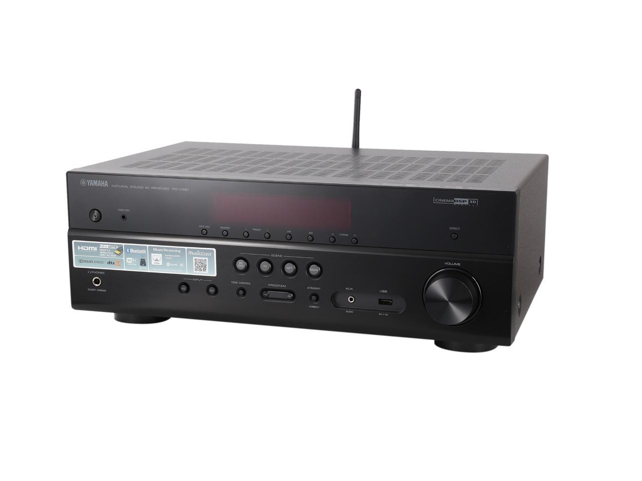 Yamaha RX-V581 7.2-Channel Network A/V Receiver, Black - Newegg.com