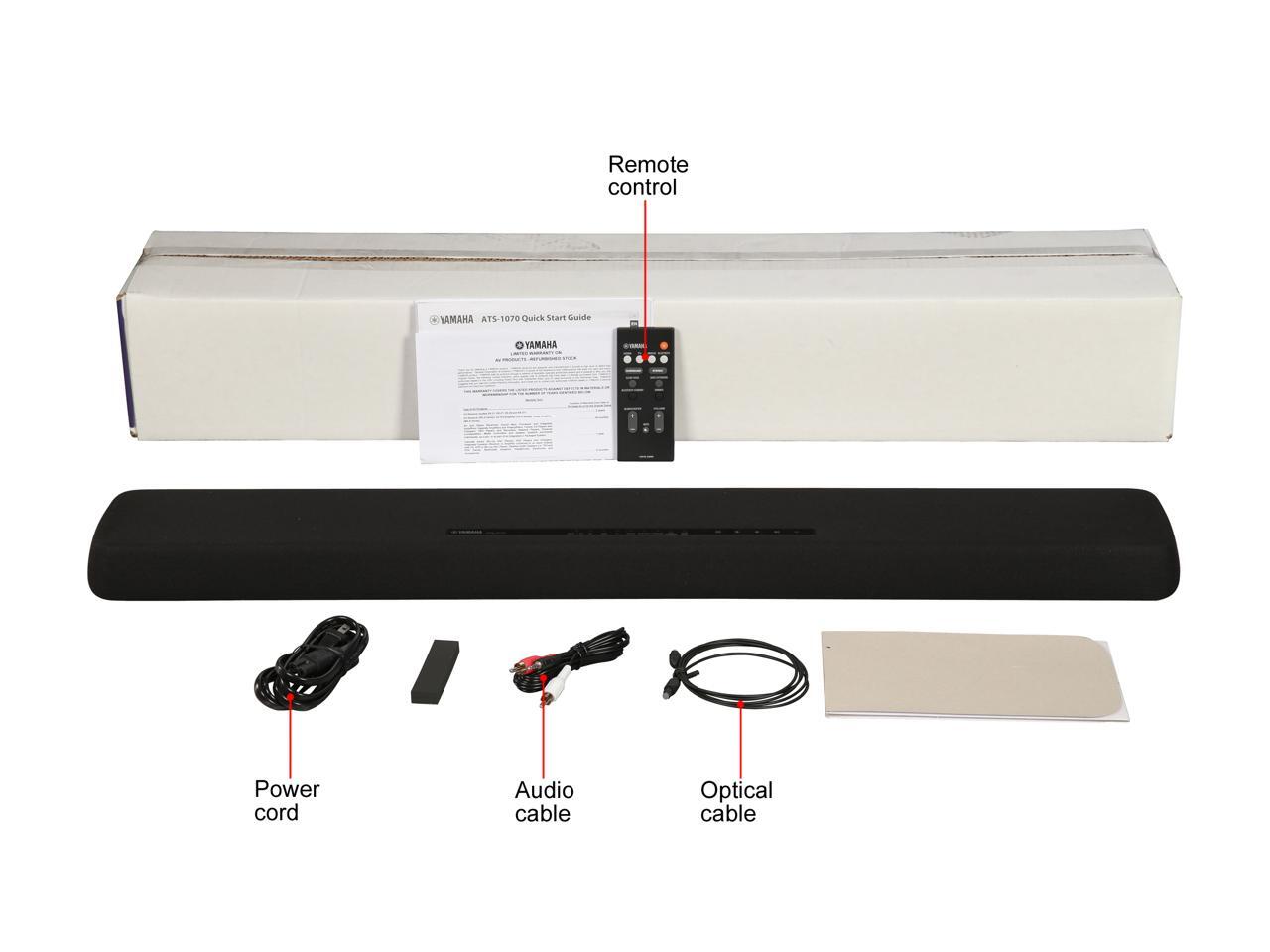 Refurbished Yamaha Factory Refurbished ATS1070 Sound Bar with Dual