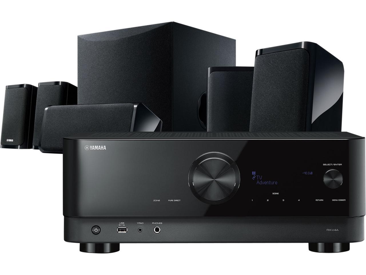 YAMAHA YHT-5960UBL 5.1-Channel Home Theater System - Black - Newegg.com