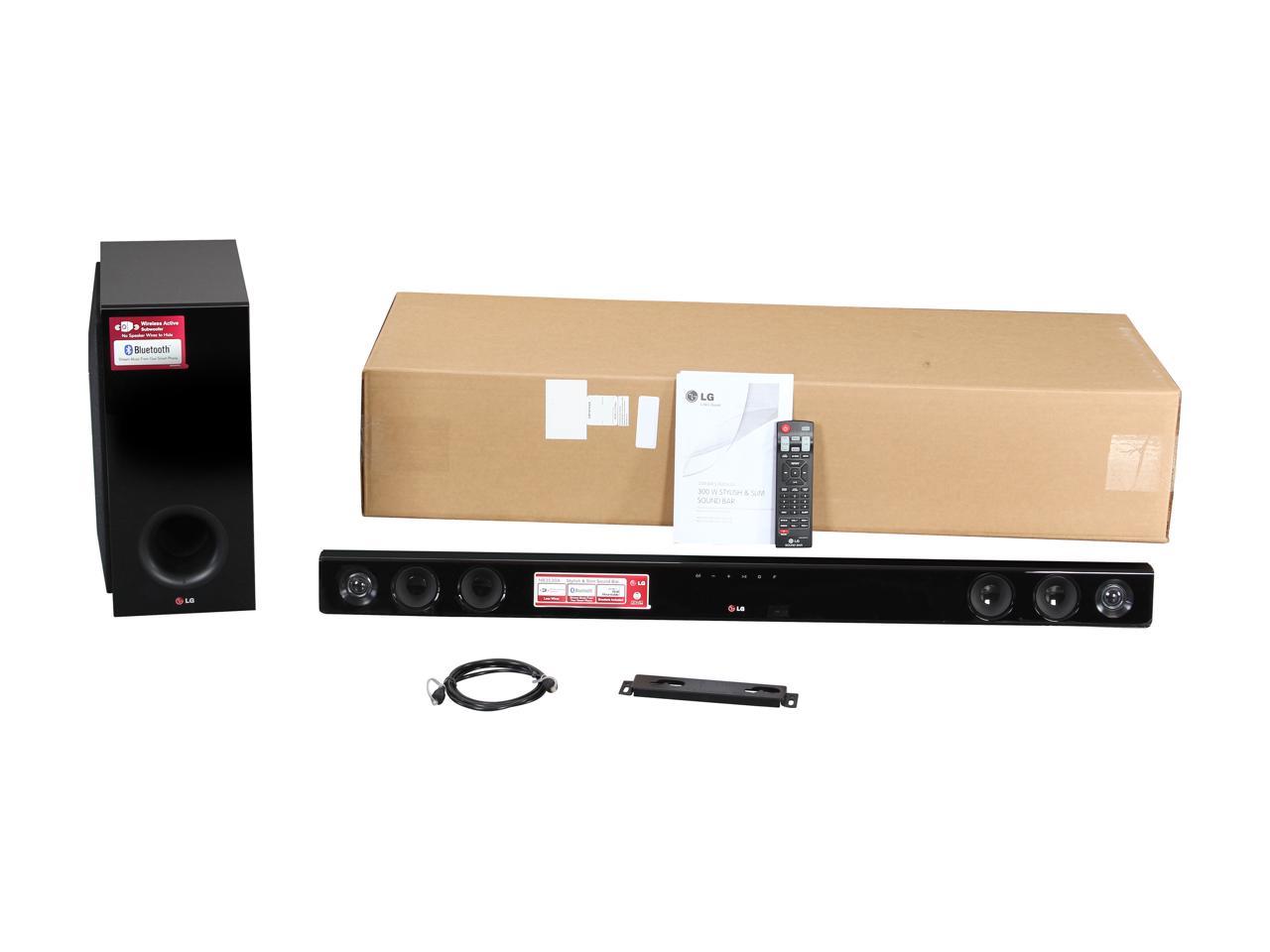 Refurbished LG NB3530A 2.1 CH Sound Bar with Wireless Subwoofer System