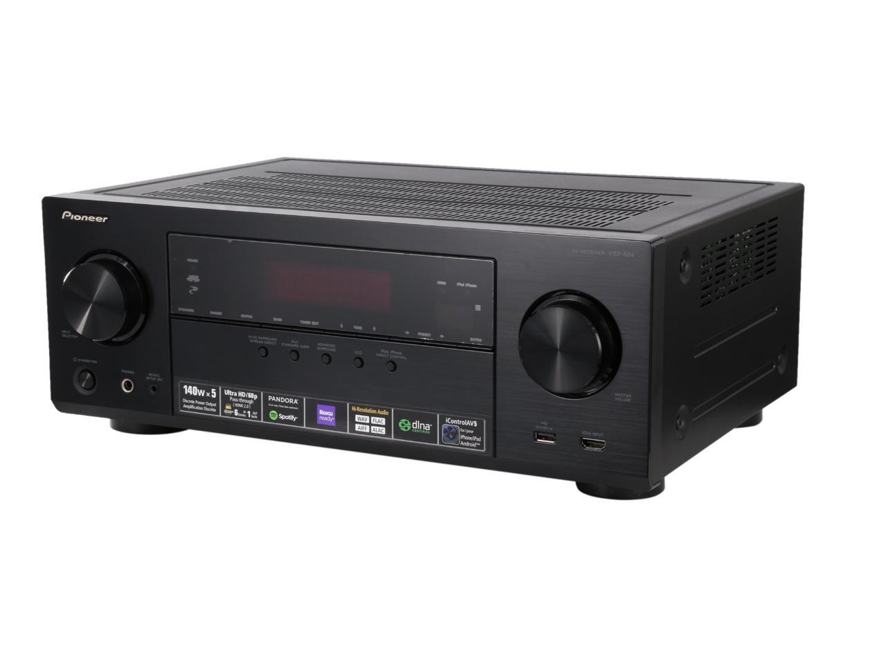 Refurbished Pioneer VSX824K 5.2Channel Receiver, Manufacturer