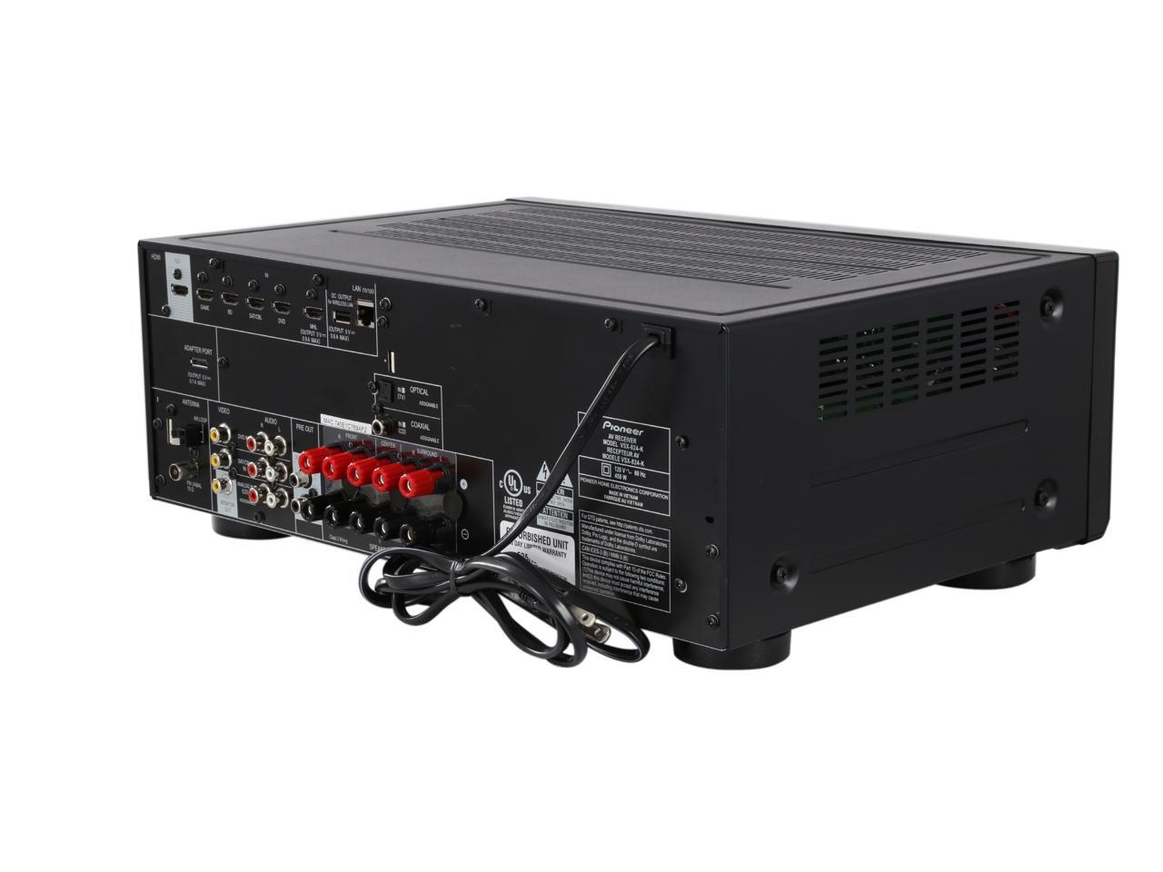 Refurbished Pioneer VSX824K 5.2Channel Receiver, Manufacturer