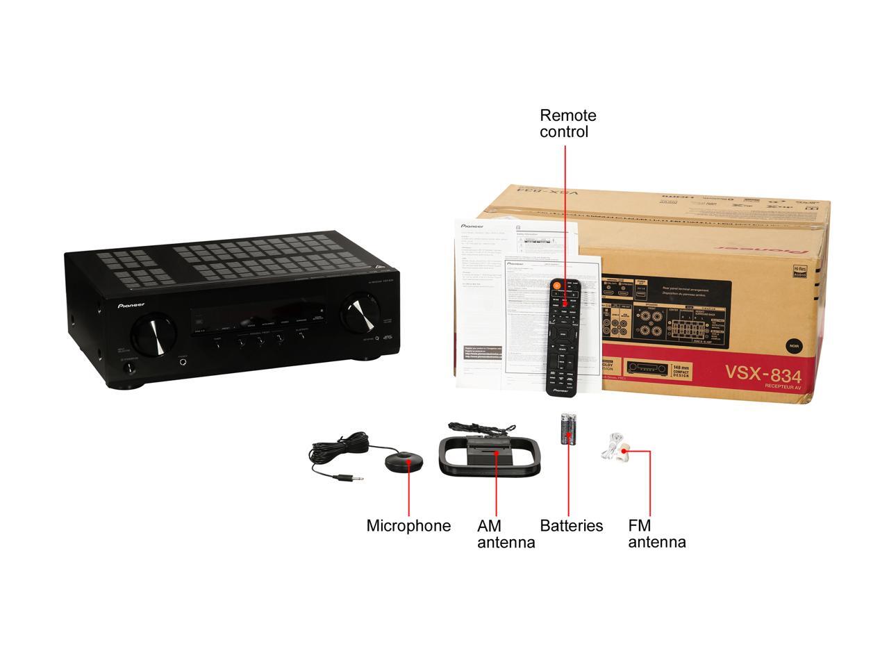 pioneer vsx 834