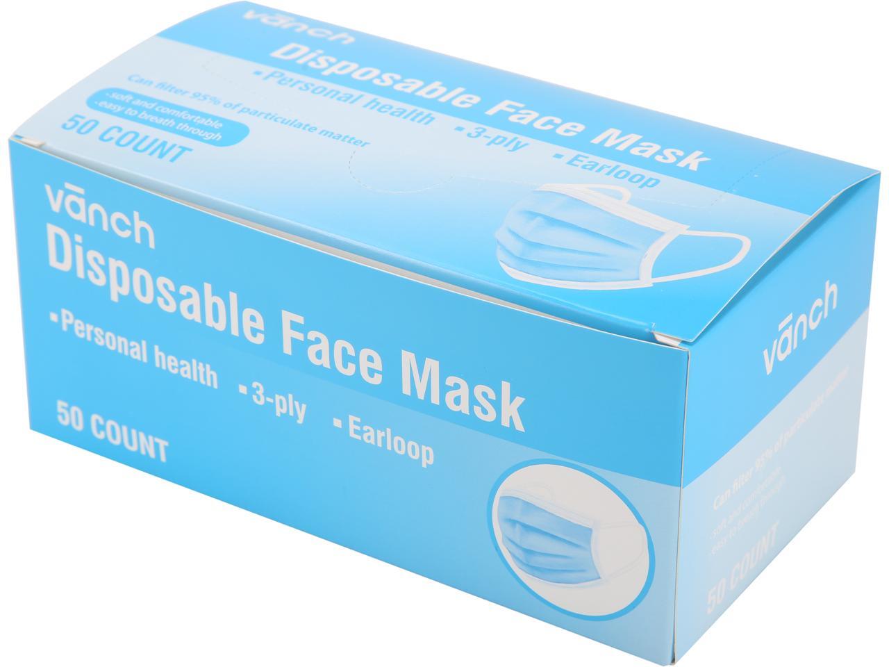 Vanch Disposable Face Mask 50 pcs