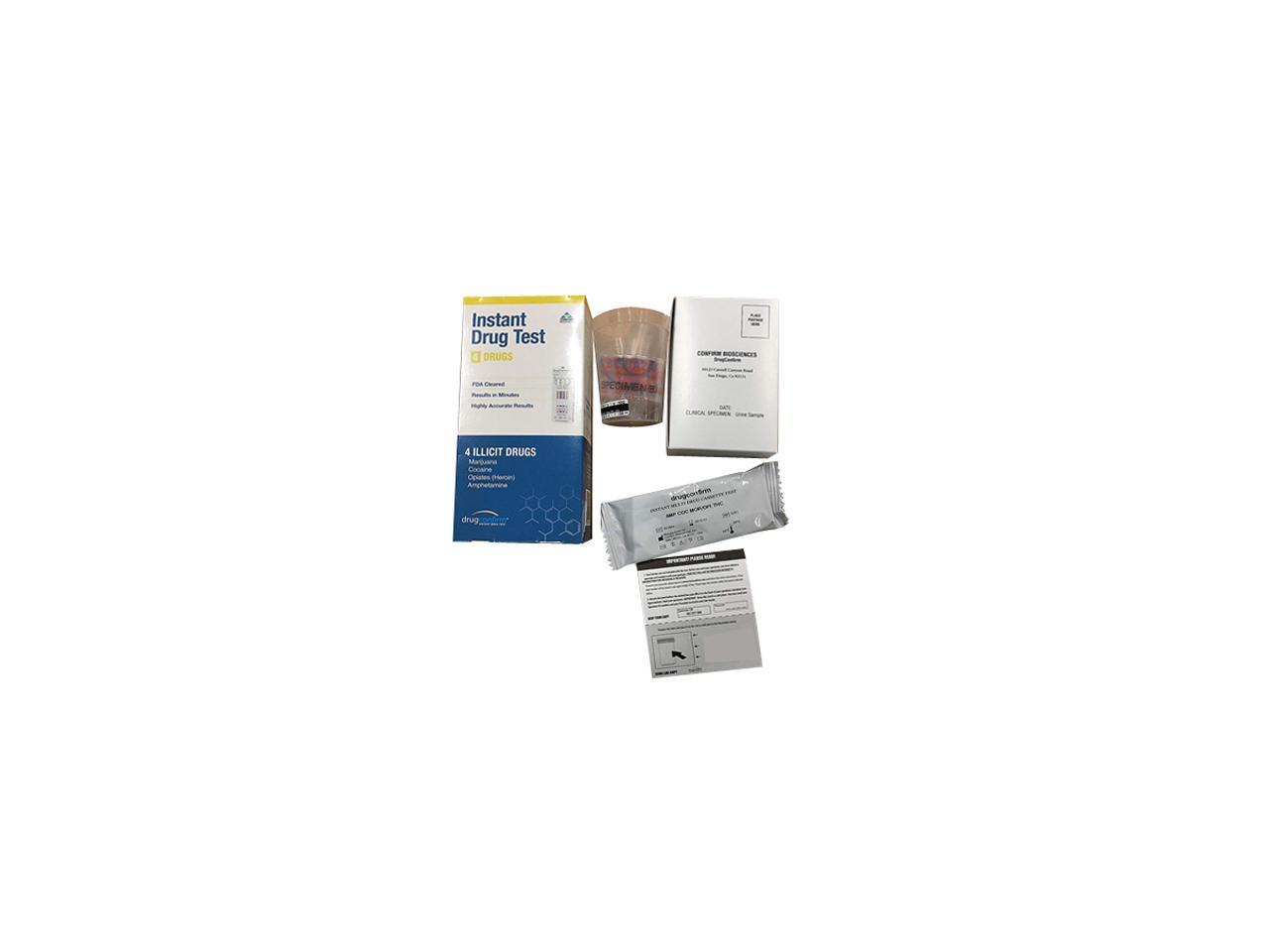 DrugConfirm 4 Panel Instant Drug Test AMP / COC / OPI / THC