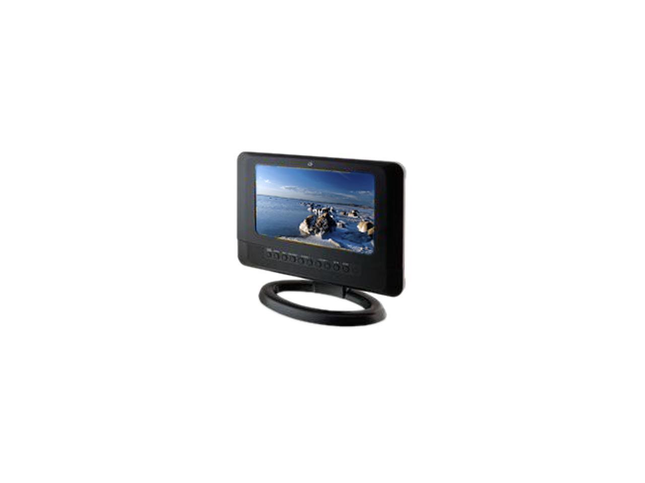 GPX TD730B 7" Black TV / DVD Player Combo